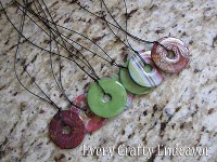 Every Creative Endeavor Glazed Washer Necklace